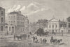 SOMERS TOWN. The Polygon, in 1850. London c1880 old antique print picture