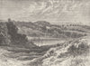 HAMPSTEAD. The Vale of Health. London c1880 old antique vintage print picture