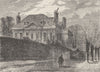 HAMPSTEAD. The old clock House, 1780. London c1880 antique print picture