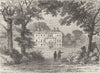 HAMPSTEAD. Vane House, in 1800. London c1880 old antique vintage print picture