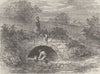 HAMPSTEAD. Shepherd's Well in 1820. London c1880 old antique print picture