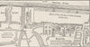 SOUTHWARK. Plan of Bankside, early in the seventeenth century. London c1880 map