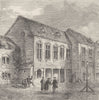 SOUTHWARK. The Marshalsea Prison, in the eighteenth century. London c1880
