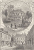 BERMONDSEY. Jamaica House. Cherry Garden Street in 1826. London c1880 print