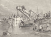 ROTHERHITHE. Diving-bell used in constructing the Thames Tunnel. London c1880