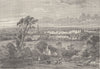 DEPTFORD. Deptford and Greenwich in 1815. London c1880 old antique print