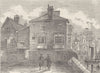 GREENWICH. Crown and Sceptre Inn, Greenwich. London c1880 old antique print