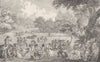 GREENWICH. Easter Monday in Greenwich Park (Rawle 1802). London c1880 print