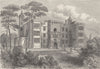CHARLTON. Charlton House, in 1845. London c1880 old antique print picture