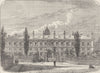 NEW CROSS. The Royal Naval School. London c1880 old antique print picture