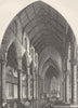 CAMBERWELL. St.Giles' Church, Camberwell. London c1880 old antique print