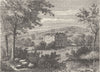 KNIGHT'S HILL. Lord Thurlow's House. London c1880 old antique print picture