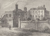 VAUXHALL. Tradescant's House, South Lambeth (from Pennant). London c1880 print