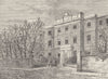 ST.GEORGE’S FIELDS, SOUTHWARK. King Edward's School. London c1880 old print