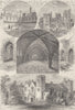 LAMBETH PALACE. Lambeth Palace. London c1880 old antique vintage print picture