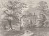 PUTNEY. Putney House, 1810. London c1880 old antique vintage print picture