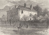 PUTNEY. Essex House. London c1880 old antique vintage print picture