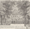 CHISWICK. Chiswick House, in 1763. London c1880 old antique print picture