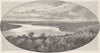 AUSTRALIA. West. Swan River 6 miles above Perth 1890 old antique print picture