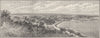 AUSTRALIA. West. Perth 1890 old antique vintage print picture