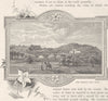 AUSTRALIA. Bush Fire. Broken Hill Silver Mine 1890 old antique print picture