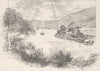 AUSTRALIA. New Norfolk. Derwent 1890 old antique vintage print picture