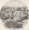AUSTRALIA. Northern Territory. Source of Edith River 1890 old antique print