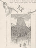 AUSTRALIA. South Queensland. Glasshouse Mountain 1890 old antique print