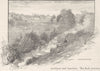 ADELAIDE. & Melbourne Railway. &. Bridgewater 1890 old antique print picture
