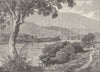 AUSTRALIA. New Norfolk. Derwent  1890 old antique vintage print picture