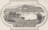 NEW ZEALAND. Mount Cook. Ferry, Alberton 1890 old antique print picture
