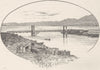 NEW ZEALAND. Mount Cook. Lake Pukaki 1890 old antique vintage print picture