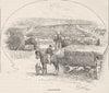 AUSTRALIA. Victoria. Daylesford 1890 old antique vintage print picture