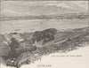 NEW ZEALAND. Auckland. city shore 1890 old antique vintage print picture