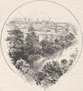 AUSTRALIA. Tasmania. Deloraine 1890 old antique vintage print picture