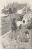 AUSTRALIA. Illawarra District. Stopping train 1890 old antique print picture