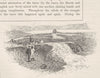 TRIBAL. Maori wars. Stronghold of Maoris, Rangiriri 1890 antique print