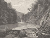TRIBAL. Maori wars. Wanganui River 1890 old antique vintage print picture
