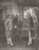 USA. Lord Howe & Committee of Congress c1880 old antique vintage print picture