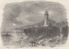MAINE. Mount Desert Isle c1880 old antique vintage print picture