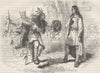 USA. Converted Indian and Powows c1880 old antique vintage print picture