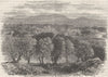 MASSACHUSETTS. New Plymouth c1880 old antique vintage print picture