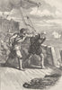CANADA. Mutiny on Hudson's ship c1880 old antique vintage print picture