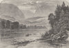 DELAWARE. View on the Delaware c1880 old antique vintage print picture