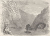 DELAWARE. View in Delaware c1880 old antique vintage print picture