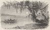 SOUTH CAROLINA. Ashley River c1880 old antique vintage print picture