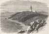 MASSACHUSETTS. Gay's head, Martha's Vineyard c1880 old antique print picture