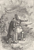NEW YORK. Lamberville sent away, Onondagas c1880 old antique print picture
