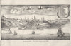 CANADA. Quebec(from Popple's American Atlas, 1730) c1880 old antique print