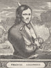 PIRATES. Lolonois, the buccaneer c1880 old antique vintage print picture